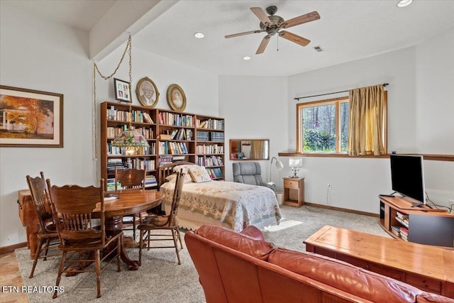 802 Stonegate Way, Townsend, TN 37882 - bedroom featuring light carpet and recessed lighting