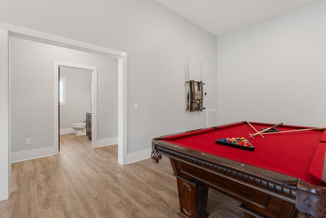 3945 Hartsville Rd, Lafayette, TN 37083 - rec room with light wood-style flooring and pool table