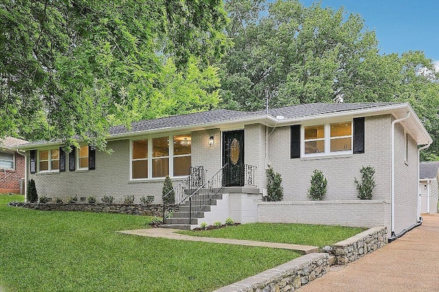 623 Marswen Dr, Nashville, TN 37216 - view of front of house with a front lawn and brick siding