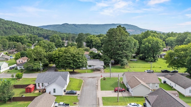 314 W 2nd St, Jasper, TN 37347 - aerial perspective of suburban area with a mountainous background