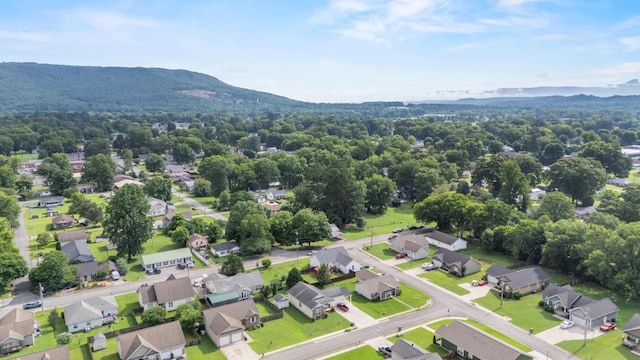 314 W 2nd St, Jasper, TN 37347 - aerial view of residential area with a mountain backdrop