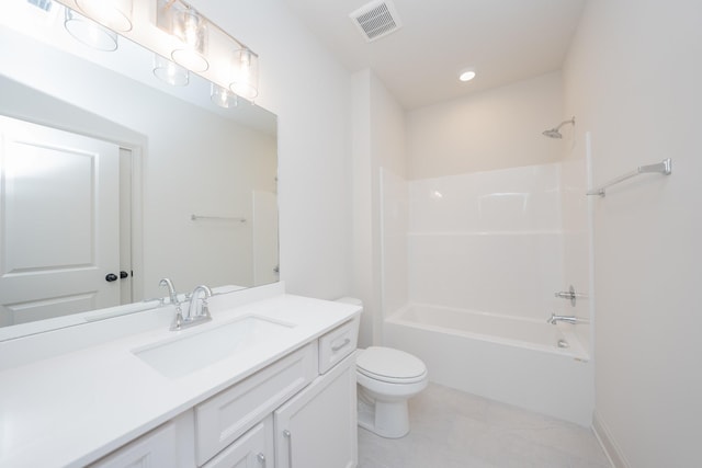 5416 Bridgemore Blvd, Murfreesboro, TN 37129 - bathroom with vanity, shower / bathtub combination, and tile patterned floors