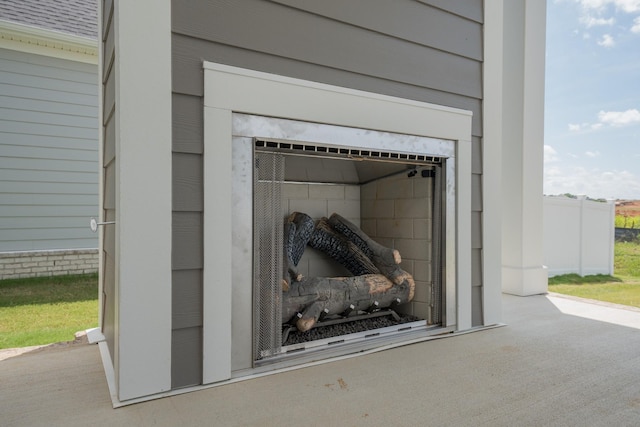 5416 Bridgemore Blvd, Murfreesboro, TN 37129 - detailed view of exterior fireplace