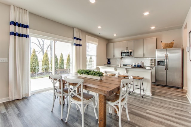2417 Williams Ridge Dr, Columbia, TN 38401 - dining room featuring light wood-type flooring and recessed lighting