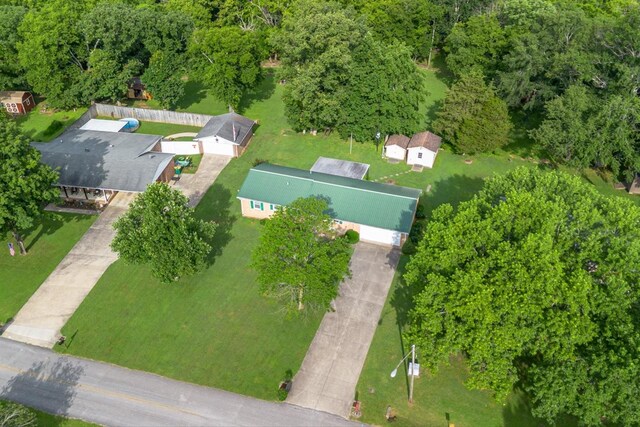718 Midway St, Lewisburg, TN 37091 - aerial view of property's location