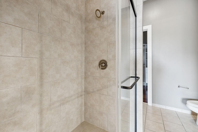2201 8th Ave S Unit 306, Nashville, TN 37204 - full bathroom with a stall shower and tile patterned flooring