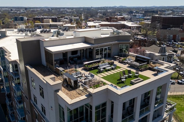 20 Rutledge St Unit 407, Nashville, TN 37210 - drone / aerial view