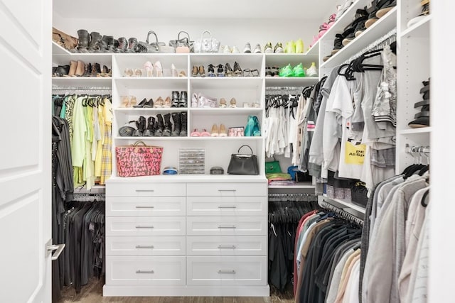 20 Rutledge St Unit 407, Nashville, TN 37210 - spacious closet with wood finished floors