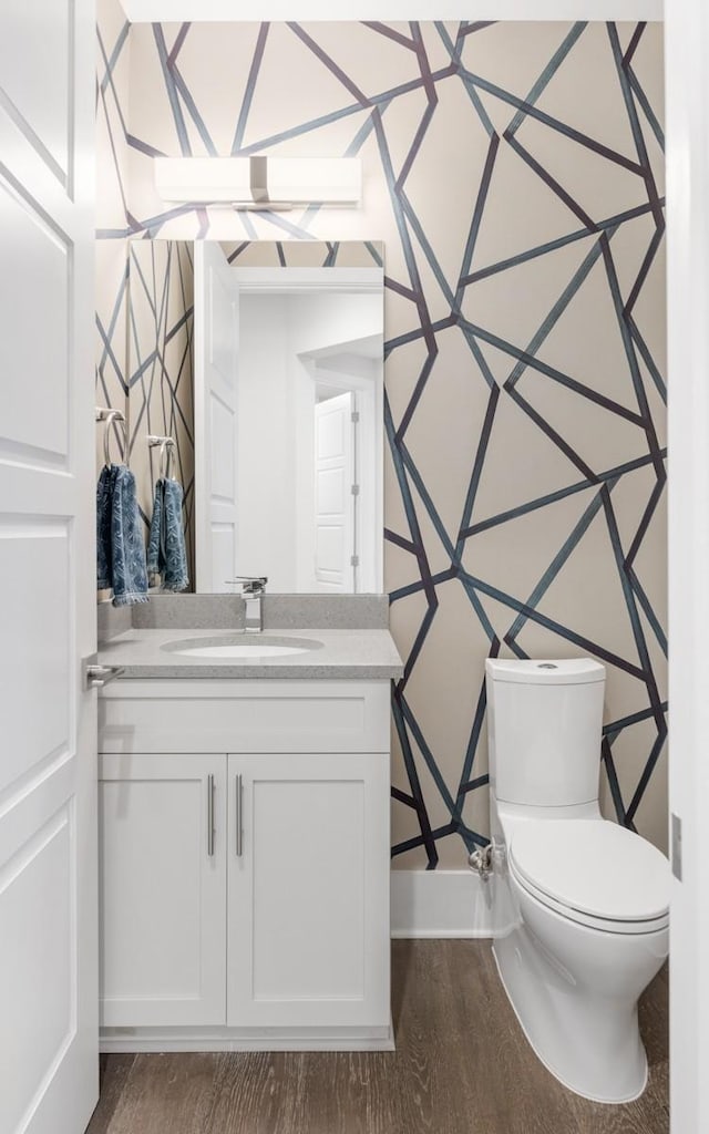 20 Rutledge St Unit 407, Nashville, TN 37210 - bathroom with vanity and wood finished floors