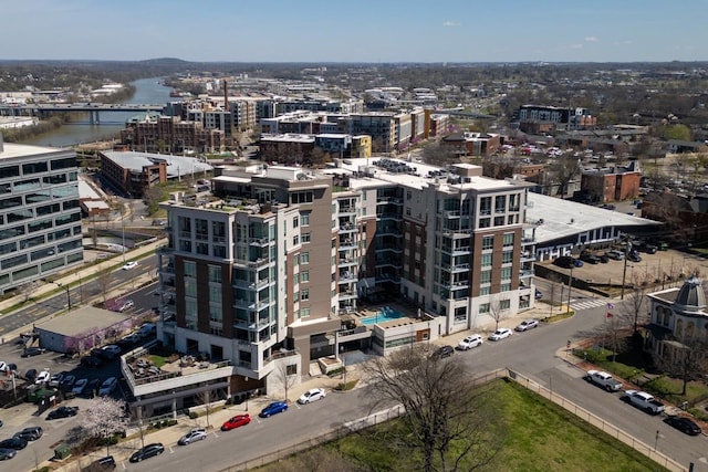 20 Rutledge St Unit 407, Nashville, TN 37210 - view of urban area with apartment complex / building and a large body of water