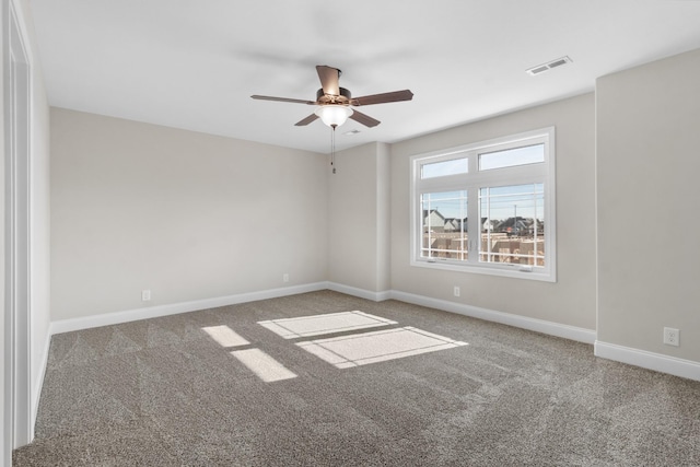 202 W Fallow Ct, Clarksville, TN 37040 - carpeted spare room with ceiling fan and baseboards