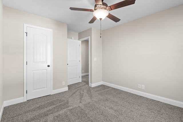 208 W Fallow Ct, Clarksville, TN 37040 - unfurnished bedroom with carpet floors and a ceiling fan