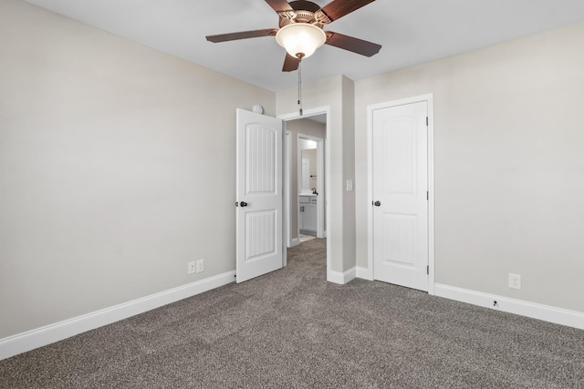 208 W Fallow Ct, Clarksville, TN 37040 - unfurnished bedroom with carpet floors and a ceiling fan