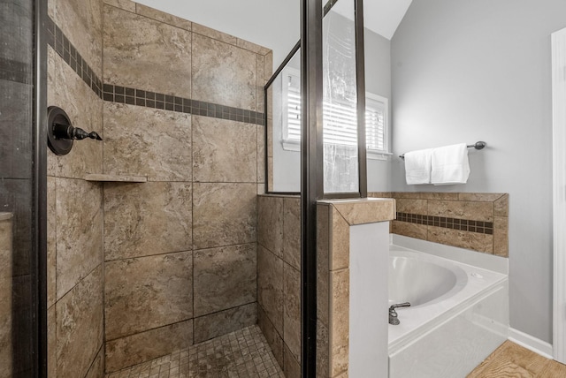 1398 Raven Rd, Clarksville, TN 37042 - bathroom featuring a garden tub and a stall shower