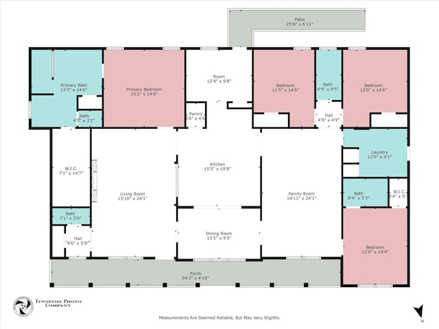 1901 Rickman Rd, Livingston, TN 38570 - view of property floor plan