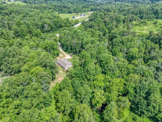 1901 Rickman Rd, Livingston, TN 38570 - aerial view of property's location featuring a heavily wooded area