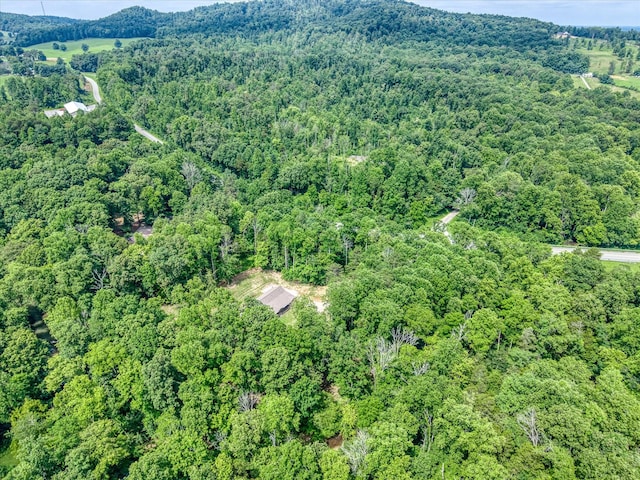 1901 Rickman Rd, Livingston, TN 38570 - aerial view of property and surrounding area featuring a forest