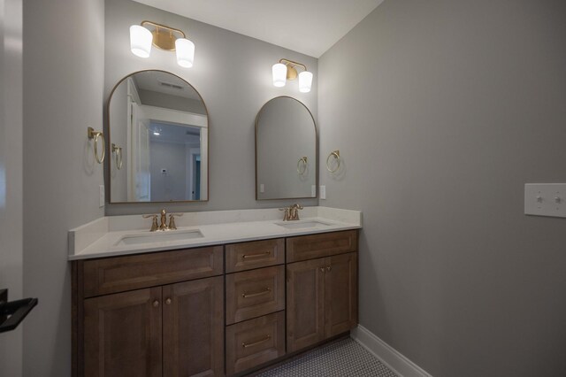 5077B Florence Rd, Murfreesboro, TN 37129 - full bathroom featuring double vanity and baseboards