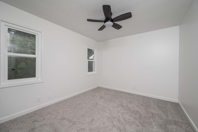 4037 Calumet Dr, Antioch, TN 37013 - empty room with carpet, ceiling fan, and a textured ceiling