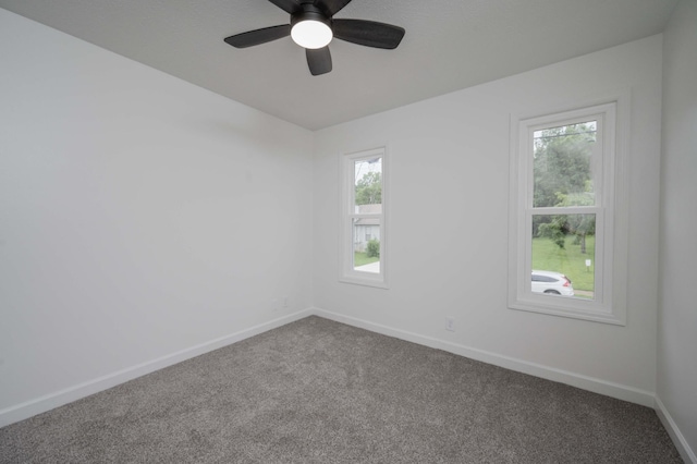 4037 Calumet Dr, Antioch, TN 37013 - unfurnished room with dark colored carpet and ceiling fan