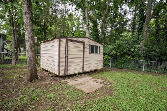 4037 Calumet Dr, Antioch, TN 37013 - view of shed with a fenced backyard