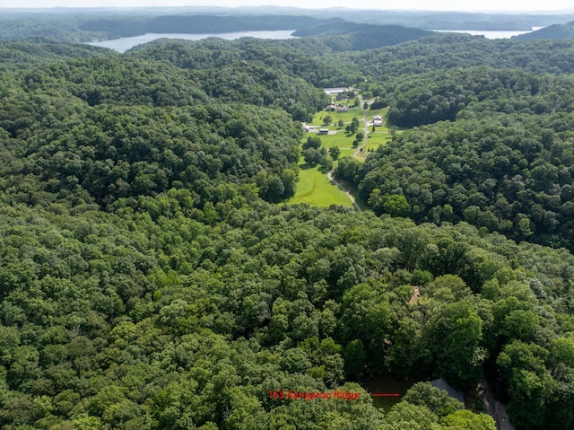 165 Kangaroo Ridge Rd, Byrdstown, TN 38549 - aerial view of a heavily wooded area and a water and mountain view