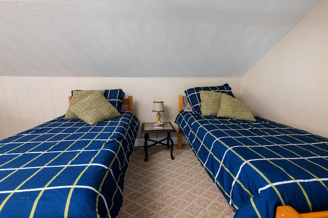 165 Kangaroo Ridge Rd, Byrdstown, TN 38549 - bedroom with carpet floors and vaulted ceiling