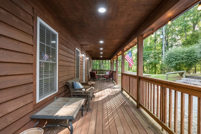 165 Kangaroo Ridge Rd, Byrdstown, TN 38549 - view of wooden porch