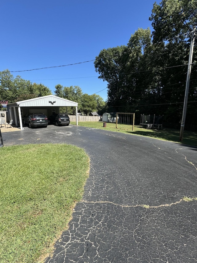 1304 Ellington Dr, Lafayette, TN 37083 - view of asphalt driveway