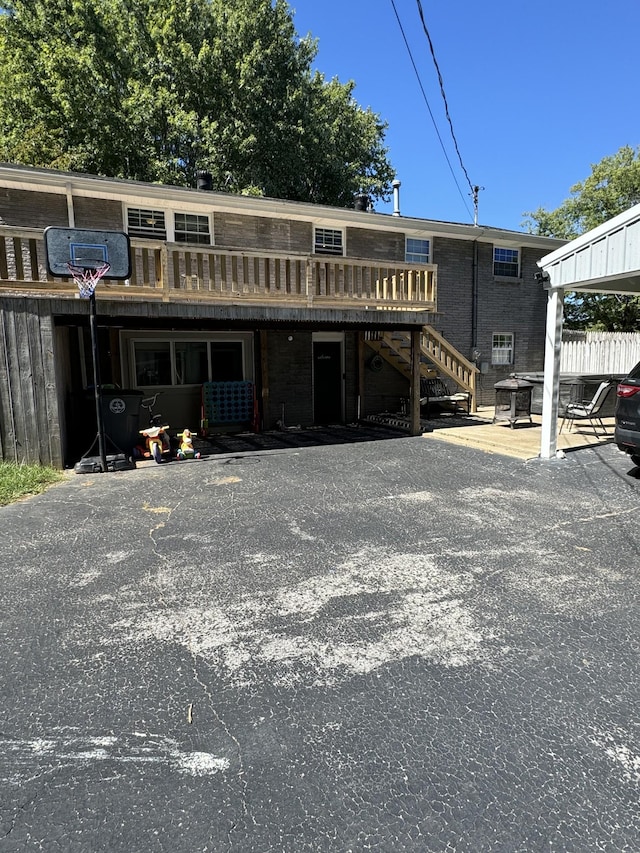 1304 Ellington Dr, Lafayette, TN 37083 - multi unit property featuring stairs and a deck