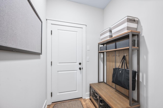 141 Foxhall Dr, Spring Hill, TN 37174 - mudroom with light wood-type flooring and baseboards