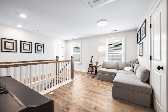 141 Foxhall Dr, Spring Hill, TN 37174 - living room with wood finished floors and recessed lighting