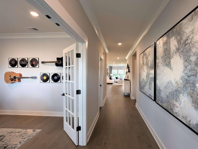 1332 Beasley Blvd, Mount Juliet, TN 37122 - hallway with wood finished floors and recessed lighting