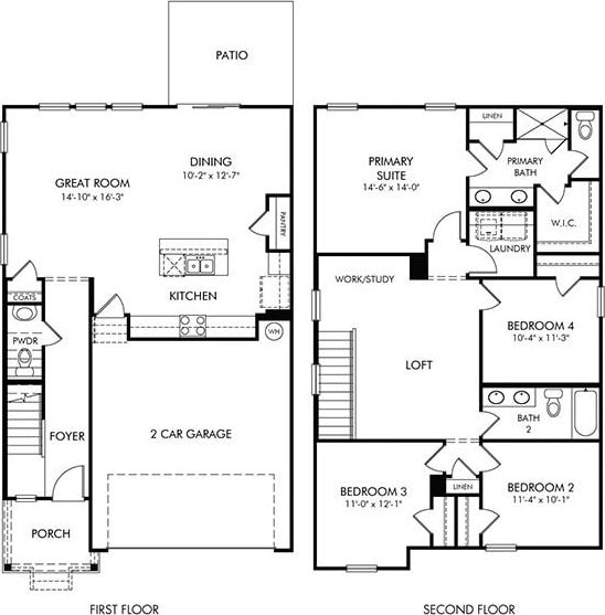 1517 Bear Branch Trce, Columbia, TN 38401 - view of property floor plan