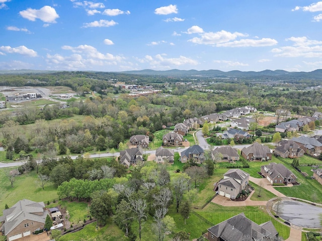 1005 Brittain Downs Dr, Nolensville, TN 37135 - view of property location with nearby suburban area and a mountain backdrop