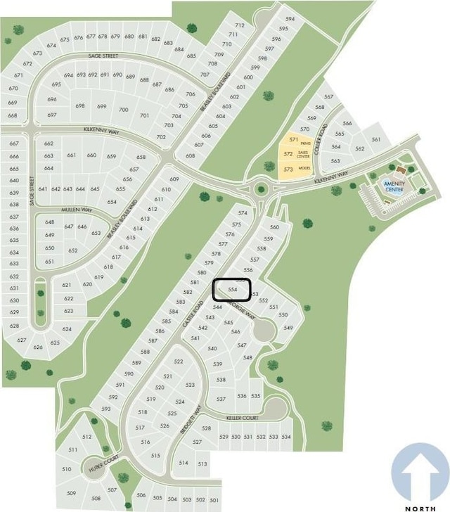 1331 Beasley Blvd, Mount Juliet, TN 37122 - map of parcels