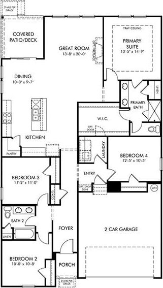 1331 Beasley Blvd, Mount Juliet, TN 37122 - view of home floor plan