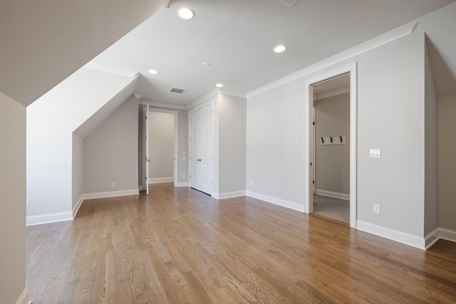 7521 Whiskey Rd, College Grove, TN 37046 - bonus room with recessed lighting and light wood-type flooring