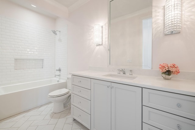 7521 Whiskey Rd, College Grove, TN 37046 - full bath featuring vanity and shower / bathtub combination