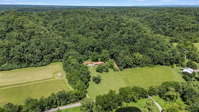 330 Cascade Hollow Rd, Normandy, TN 37360 - aerial view of sparsely populated area featuring a heavily wooded area