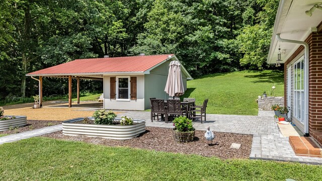 330 Cascade Hollow Rd, Normandy, TN 37360 - view of patio / terrace with an outbuilding
