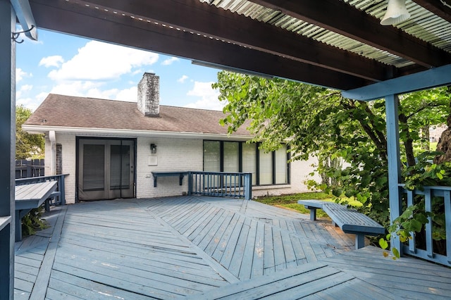 4052 Port Cleburne Ln, Hermitage, TN 37076 - view of wooden deck