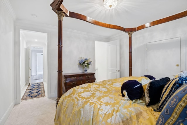 813 Stonewater Blvd, Franklin, TN 37064 - carpeted bedroom with crown molding