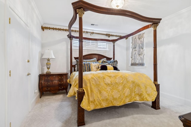 813 Stonewater Blvd, Franklin, TN 37064 - bedroom featuring carpet and crown molding