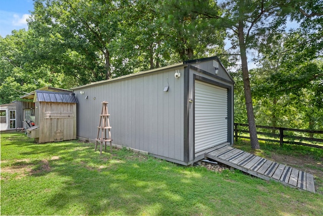 779 Dogwood Dr, Erin, TN 37061 - view of shed featuring view of wooded area