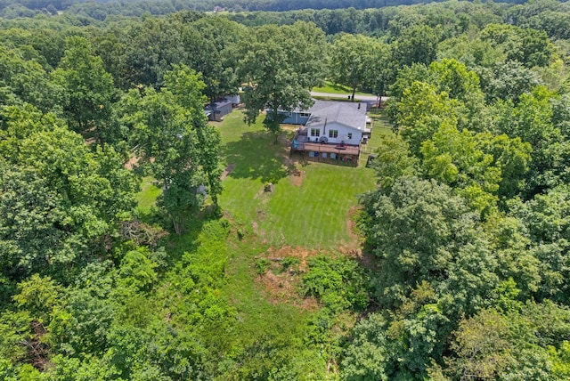 779 Dogwood Dr, Erin, TN 37061 - aerial view of property and surrounding area with a forest