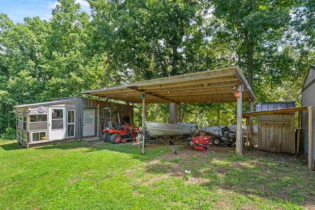 779 Dogwood Dr, Erin, TN 37061 - view of grassy yard with an outbuilding
