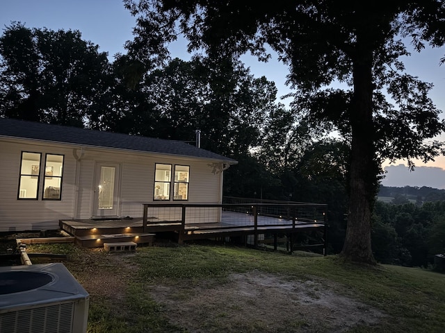 779 Dogwood Dr, Erin, TN 37061 - view of front of property featuring a wooden deck
