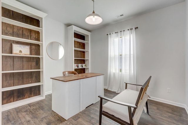 4112 Cadence Dr, Spring Hill, TN 37174 - office area featuring dark wood-style flooring