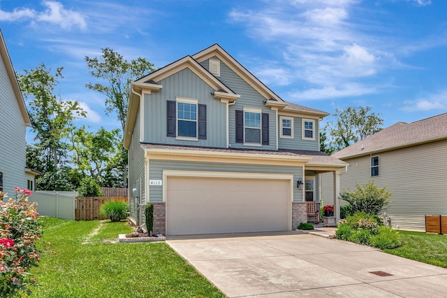 4112 Cadence Dr, Spring Hill, TN 37174 - craftsman-style house featuring board and batten siding, a garage, and driveway